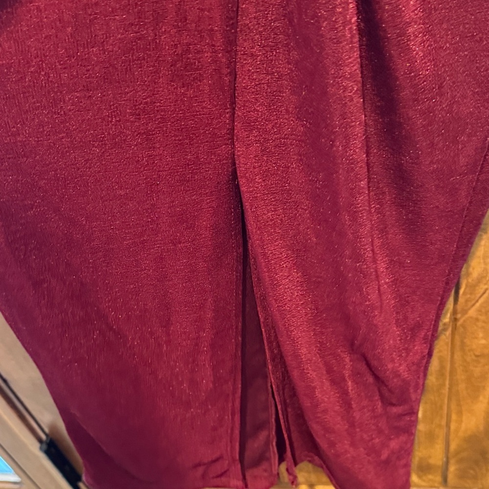Fashion Nova Deep Red Midi Dress - Picture 4 of 6